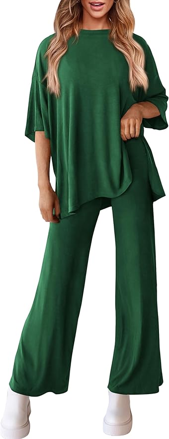 PRETTYGARDEN Two Piece Sets for Women Summer Fashion Lounge Matching Set 2026 Spring Travel Vacation Airport Outfits Clothing