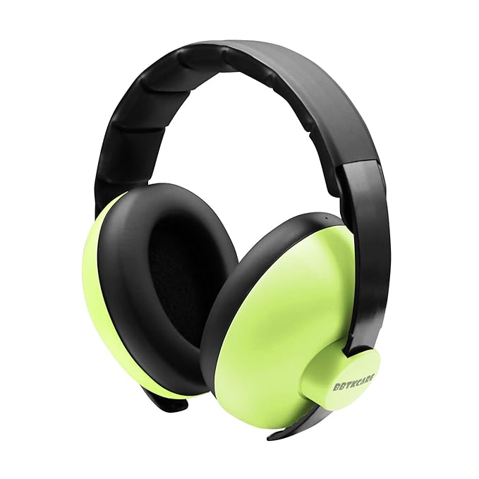 Baby Ear Protection Noise Cancelling HeadPhones for Babies for 3 Months to 3 Years (Green)