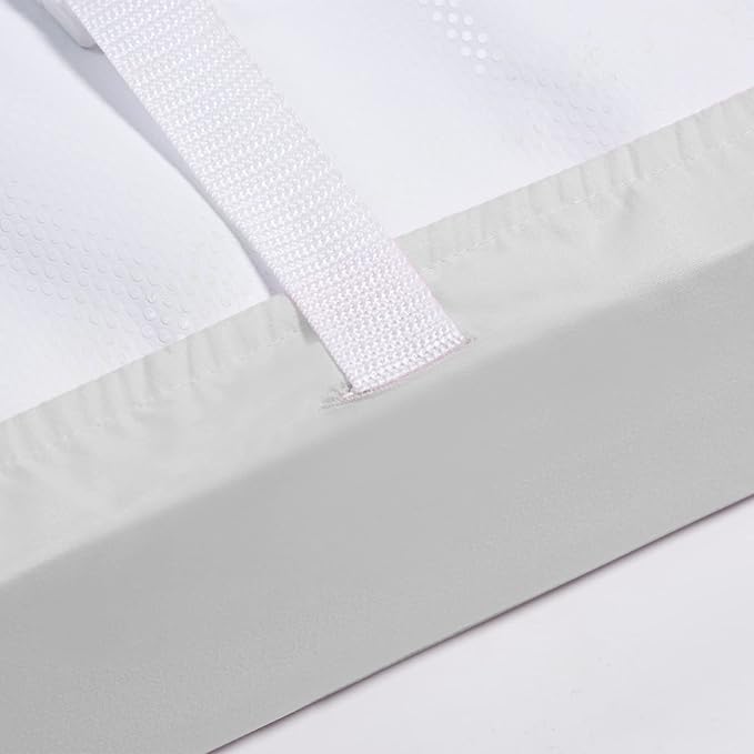 david's Kids 3 Pack Changing Pad Cover Set, Ultra Soft Breathable Cozy Microfiber Diaper Change Table Sheets for Baby Boys Girls Netural, Fit Most Changing Pads, White & Light Grey & Black