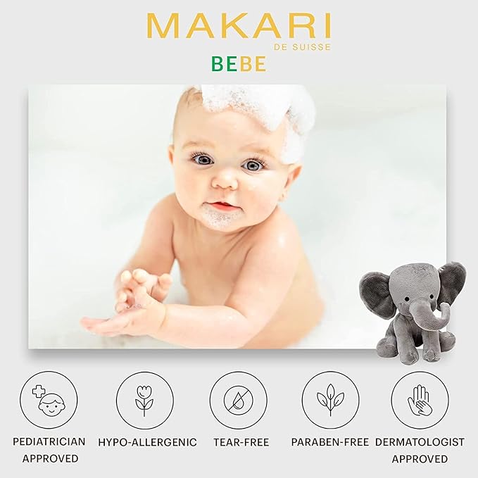 MAKARI Baby Soap 2-Pack (5.4 oz) | Moisturizing Daily Bar for Delicate Skin | Mild Children’s Bath Soap with Shea Butter & Gentle Botanicals