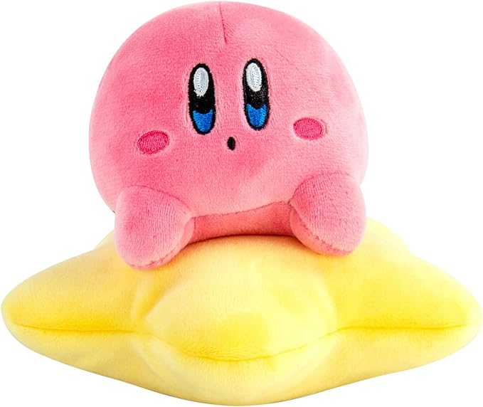 Club Mocchi Mocchi- Kirby Plush - Warp Star Kirby Plushie - Soft and Squishy Plush Video Game Collectibles - Kawaii Plushies and Gaming Room Decor - 6 Inch