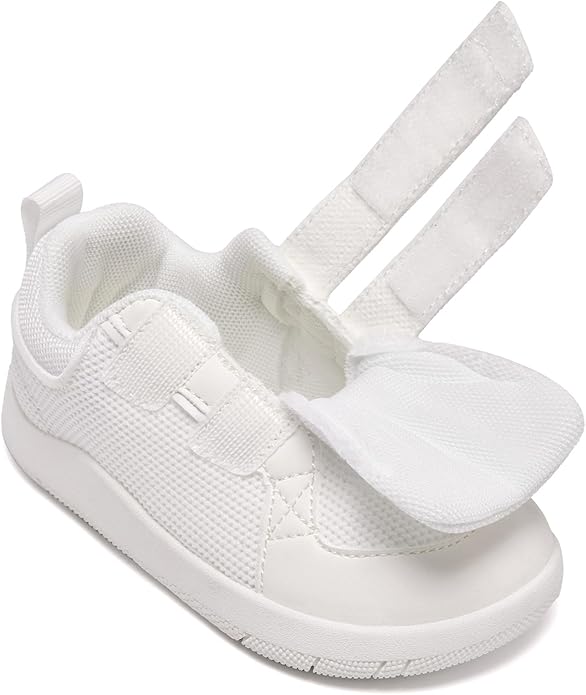 MORENDL Boys & Girls Walking Shoes 0-4 Years Baby Wide Toe Box Barefoot Shoes Toddler Sneakers