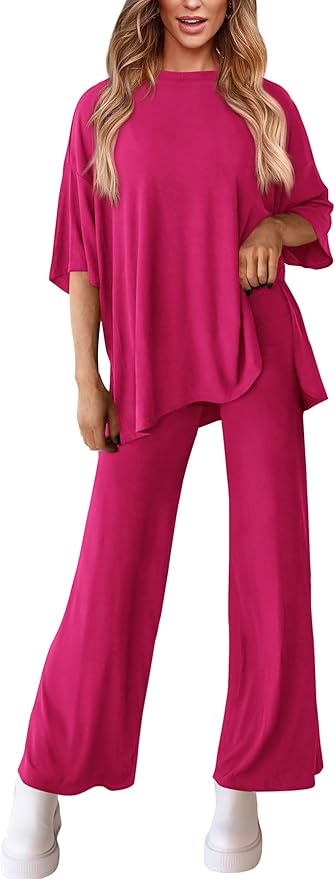 PRETTYGARDEN Two Piece Sets for Women Summer Fashion Lounge Matching Set 2026 Spring Travel Vacation Airport Outfits Clothing