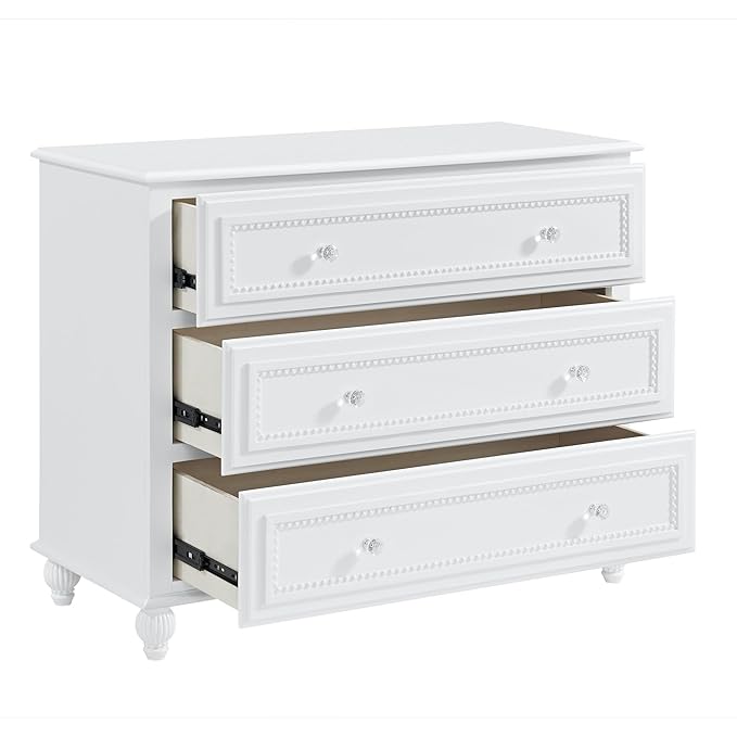Oxford Baby Briella 3-Drawer Dresser, White