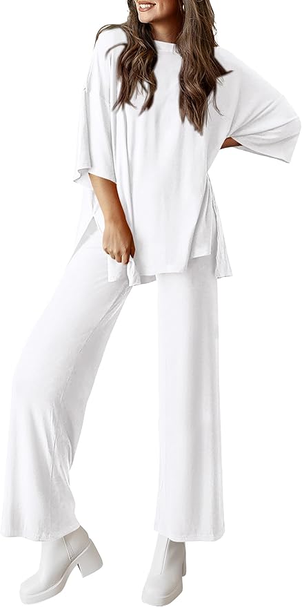 PRETTYGARDEN Two Piece Sets for Women Summer Fashion Lounge Matching Set 2026 Spring Travel Vacation Airport Outfits Clothing