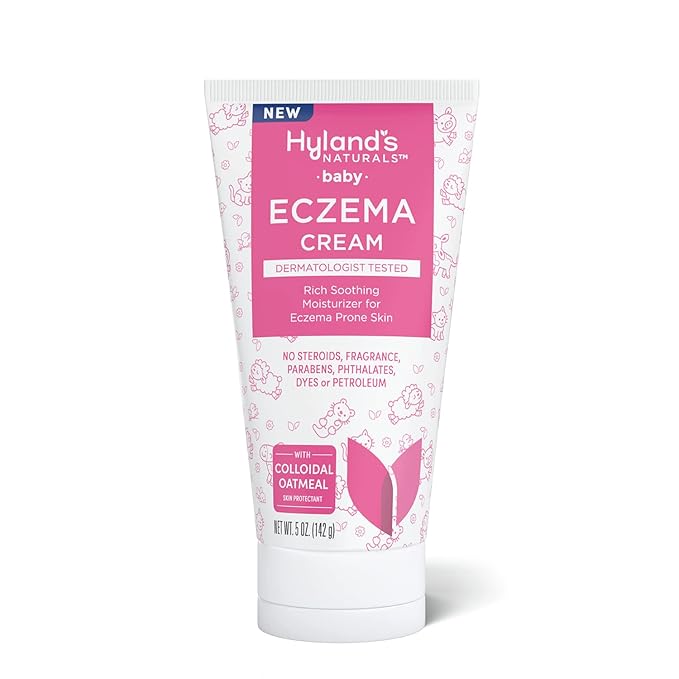 Hyland's Baby Eczema Cream, Rich Soothing Moisturizer for Eczema Prone Skin, With Colloidal Oatmeal, 5 ounce