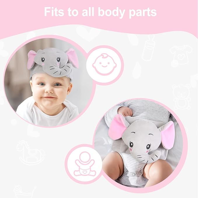Colic Baby Relief,Gas Relief for Infants,Baby Colic Heated Tummy Wrap,Baby Swaddling Belt for Colic Calm,Natural Relief for Upset Stomach in Babies and Toddlers,Elephant