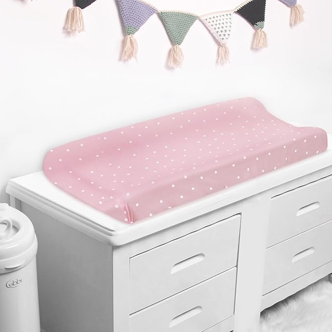 Changing Pad Cover Fitted for Boys Girls, 4 Pack Baby Changing Table Cover Sheets Neutral, Soft Breathable for 32"x16" Diaper Change Table Pad, Bassinet Sheets