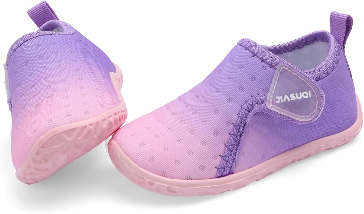 JIASUQI Baby Boys Girls Barefoot Swim Pool Water Shoes Beach Walking Sandals Athletic Sneakers