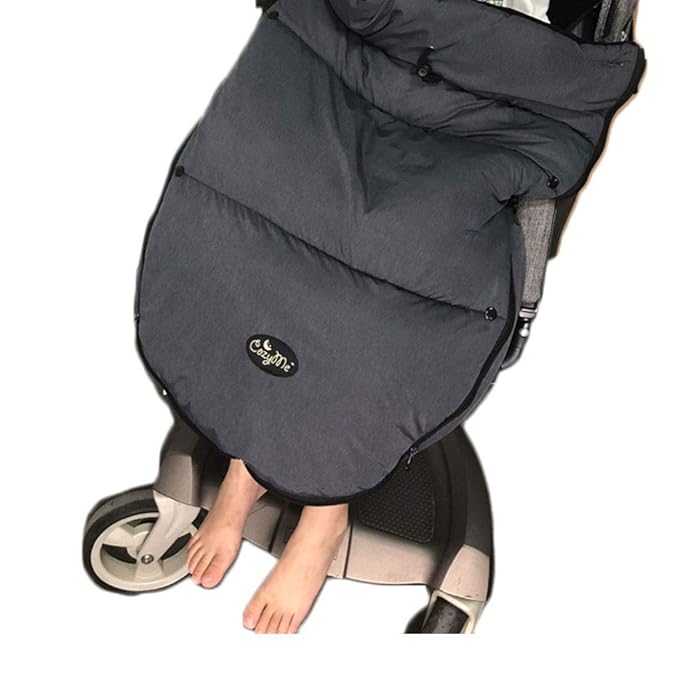 CozyMe Stroller Footmuff - Adjustable Winter Stroller Blanket Evolution for Toddler, Multi Purpose Fleece Lined Warm Hooded Bunting Bag for Baby, Water Repellent | (6M - 4T)