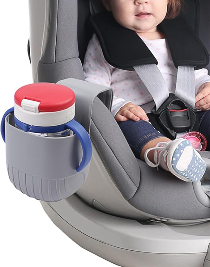 Child Cup Holder for Convertible Car Seats - Stroller Cup Holder Compatible with Most Convertible Car Seats, BPA Free