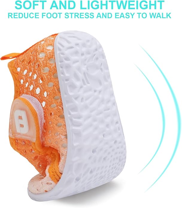 JOINFREE Baby Toddler Water Shoes Boys Girls Sandals Barefoot Kids Breathable Sneakers Shoes for Walking Running