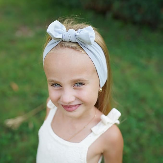 Baby Girl Headbands-Infant,Toddler Cotton Handmade Hairbands with Bows Child Hair Accessories