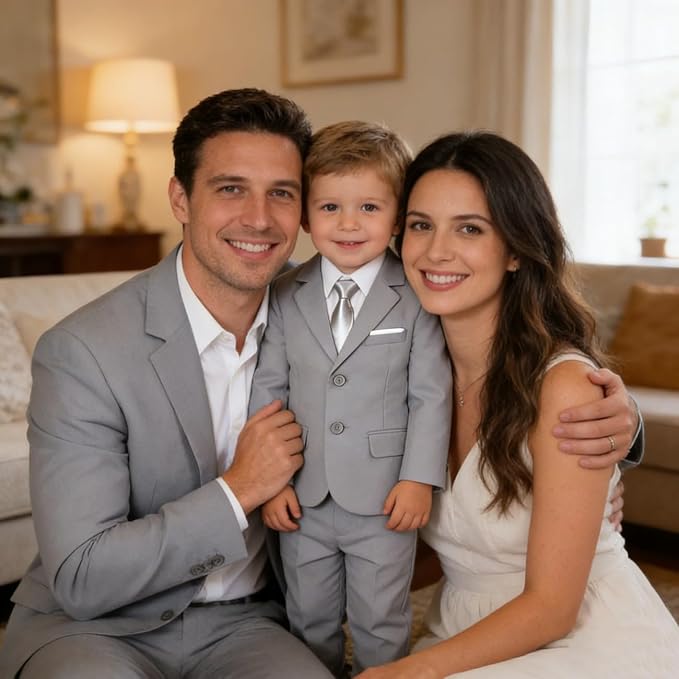 Baby Suit for Toddler Boys Infant Formal Suits Baby Boy Ring Bearer Wedding Outfit