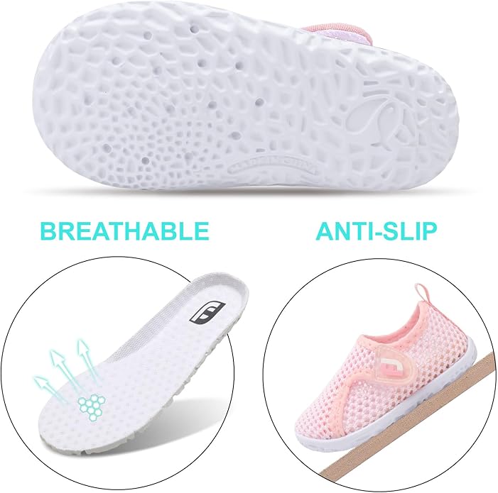 JOINFREE Baby Toddler Water Shoes Boys Girls Sandals Barefoot Kids Breathable Sneakers Shoes for Walking Running