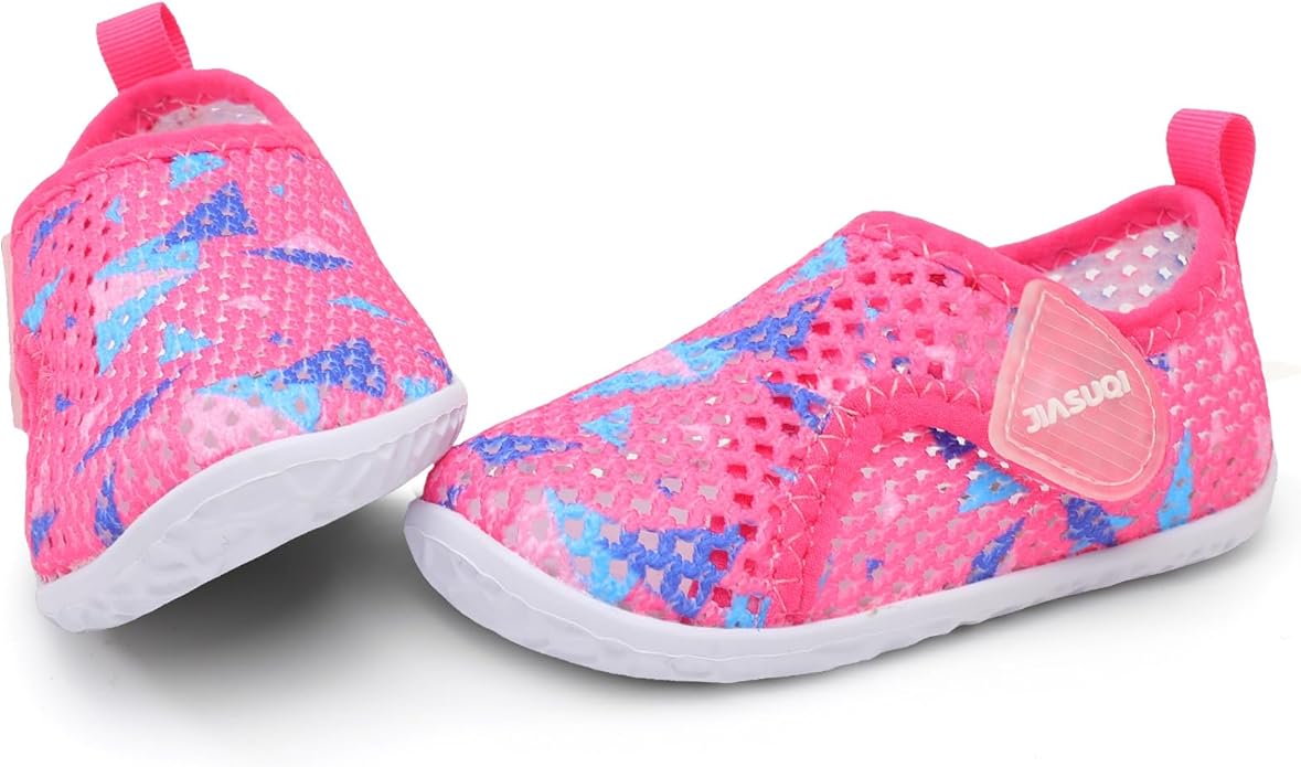 JIASUQI Baby Boys Girls Barefoot Swim Pool Water Shoes Beach Walking Sandals Athletic Sneakers