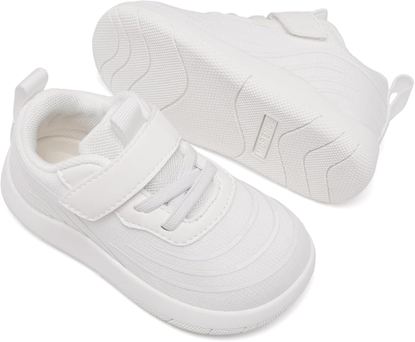 MORENDL Wide Toddler Shoes Baby Walking Shoes Boys & Girls Barefoot Sneakers Zero Drop Comfort Tennis Running Outdoor Activities