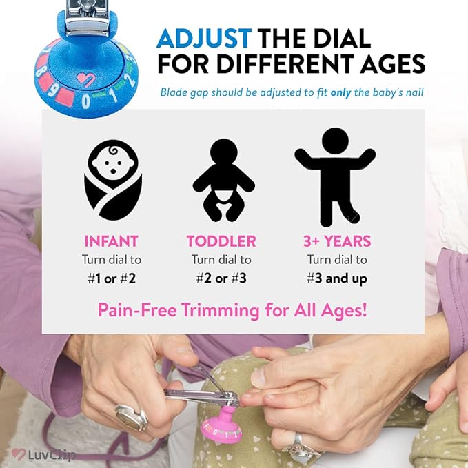 Adjustable Baby Nail Clipper Toddler Nail Cutter Fingernail Clippers for Kids Babies Infant Newborn Essentials Registry for Baby Must Have Baby Items New Born Care Products Girl or Boy [Color]