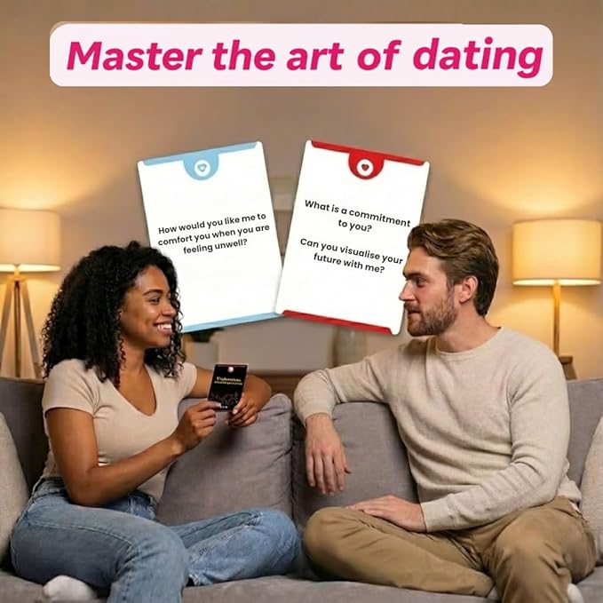 Life Sutra Dating Connect Couples Card Game - 220 Conversation Cards for Couples - Strengthen Communication, Build Trust & Deepen Bond - Ideal for Date Night, Wedding, Husband & Wife Gifts