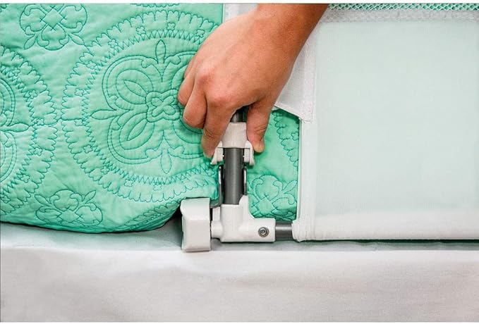 Regalo Hideaway 54-Inch Extra Long Bed Rail Guard, with Reinforced Anchor Safety System, 54” L x 20” H, For ages 2 - 5 years