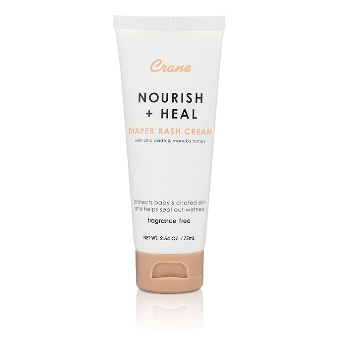Crane Baby Diaper Cream, Nourish, Heal, and Protect, 2.54 oz