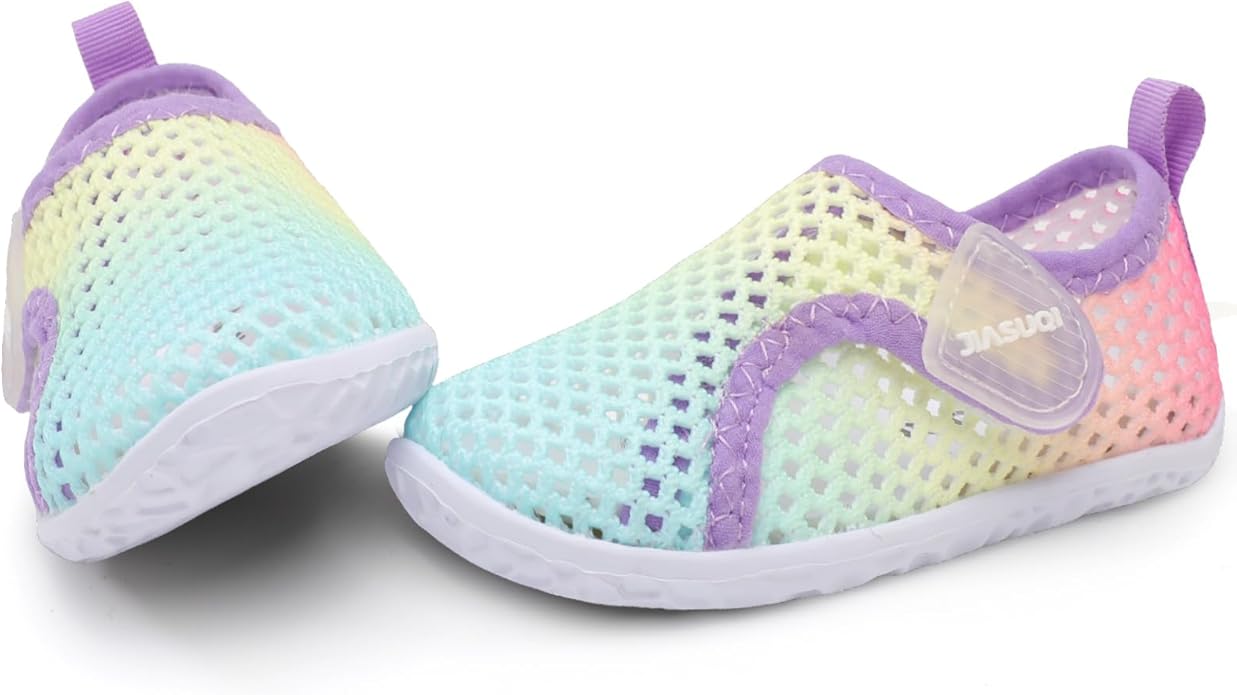 JIASUQI Baby Boys Girls Barefoot Swim Pool Water Shoes Beach Walking Sandals Athletic Sneakers