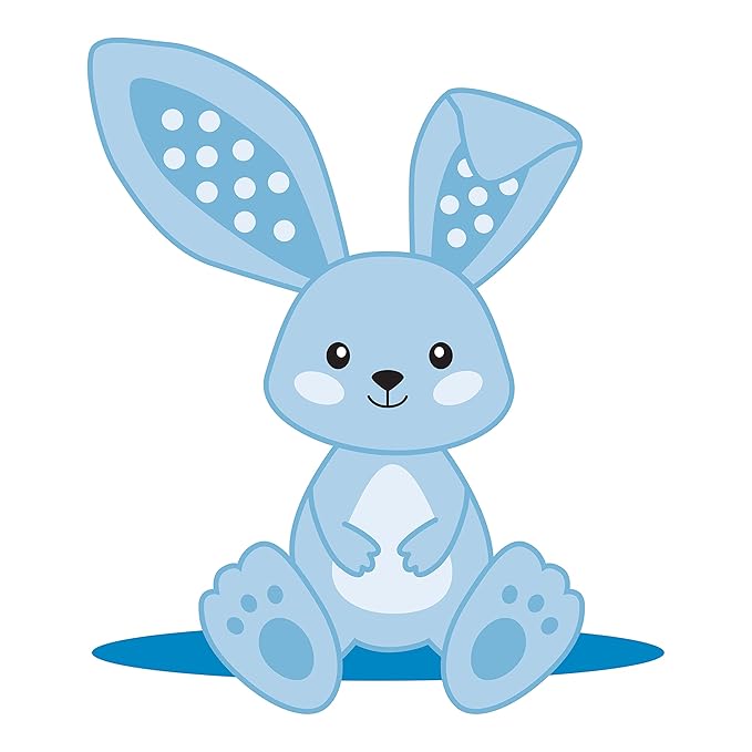 Dr. Brown's Flexees Teether, Blue Bunny, Soft 100% Silicone Baby Teether, BPA Free, 3m+, 1 Pack