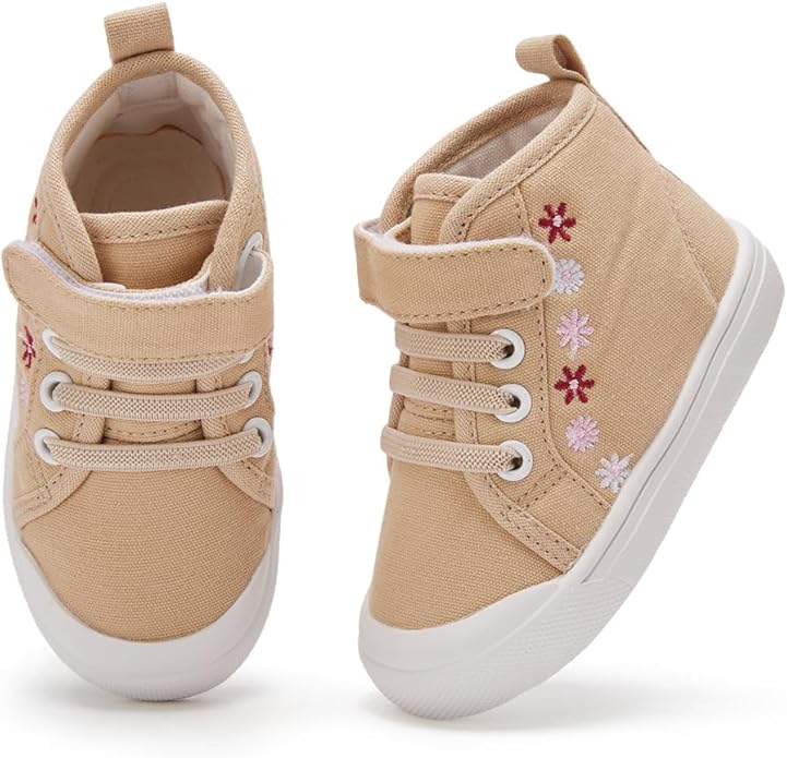 BMCiTYBM Toddler Baby Canvas Shoes Boys Girls Walking Sneakers