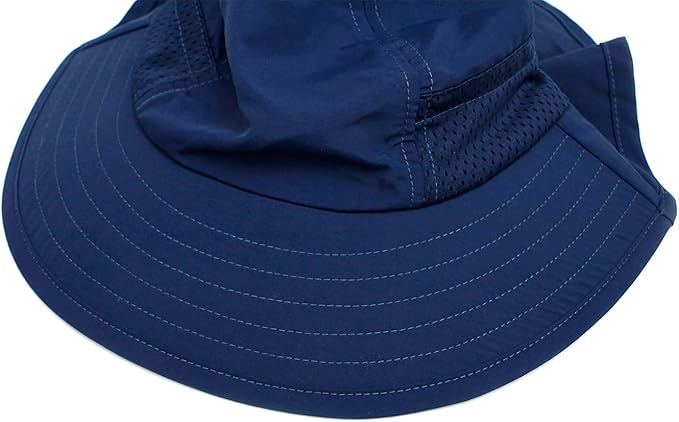 Baby Sun Hat UPF 50+ Toddler Wide Brim Beach Hats for Boys Girls 0-6 Years