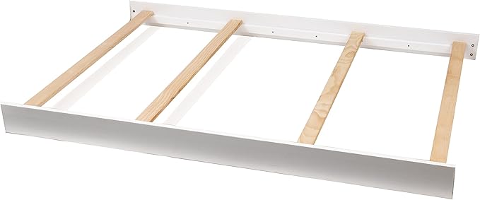 Full-Size Conversion Kit Bed Rails for Sorelle Convertible Cribs - Solid Wood Rail - Toddler and Adult Bed Rail for Full-Size Beds - Essential Nursery & Baby Furniture (Model #221, Weathered White)