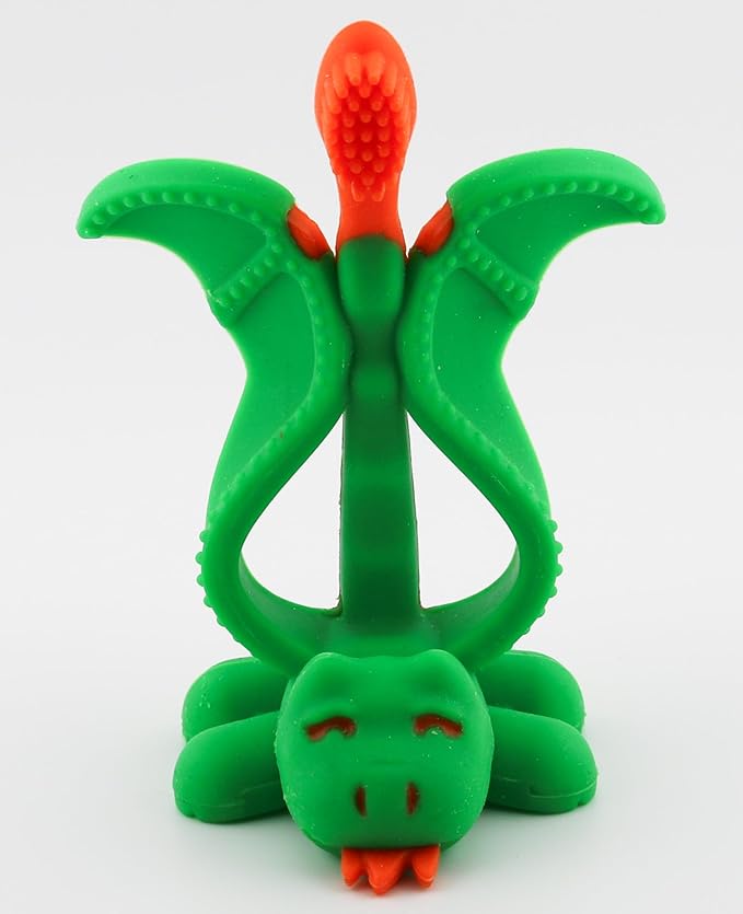 Baby Banana - Mystical Dragon Toothbrush, Training Teether Tooth Brush for Infant, Baby, and Toddler