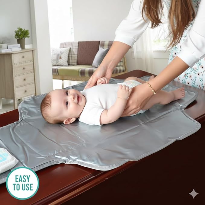 Baby Portable Diaper Changing Pad - Baby Changing Pad & Diaper Changer Travel Bag