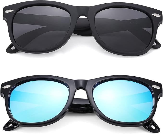 Polarized Baby Sunglasses with Strap - Unbreakable Flexible Infant Sunglasses for Toddlers Age 0-24 Months