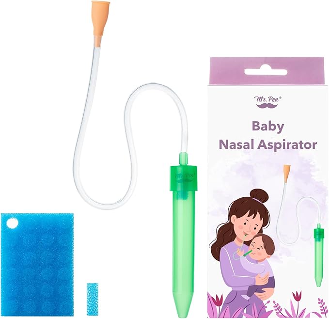 Mr. Pen Baby Nasal Aspirator with 24 Hygiene Filters - Nasal Suction for Babies