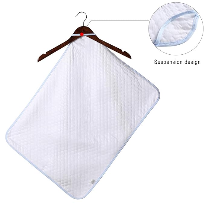 MBJERRY Waterproof Diaper Changing Pads Portable - Breathable Leak Proof Mattress Pad Protector Baby Changing Mat for Toddler, Kids Pack of 3 (S (17.7 x 13.7 Inch))