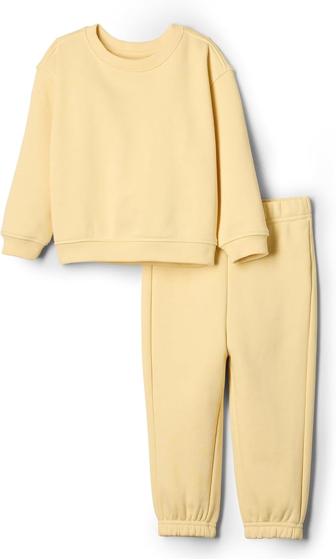 Amazon Essentials x Sofia Grainge Unisex Toddlers and Babies' Sweatshirt & Sweatpant Set