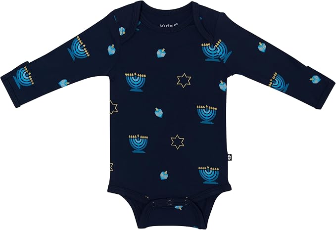 KYTE BABY Soft Bamboo from Rayon Long Sleeve Unisex Bodysuit, 0-24 Months