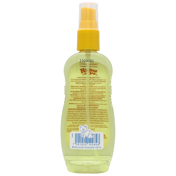 Ricitos de Oro LOC. ACLARANTE 125 Ml, 2 PACK
