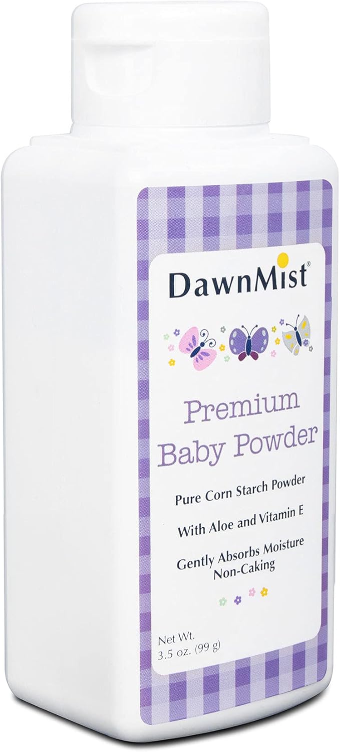 Dukal BP35C DawnMist Baby Powder, Premium, 3.5 oz., Full Case (Pack of 2)