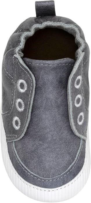 Robeez Baby Boys and Unisex Soft Soles Slip-Resistant Crib Shoes Slippers Moccasins for Infant and Toddler, 0-24 Months