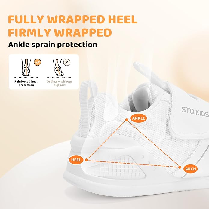 Baby Barefoot First Walking Shoes with Wide Toe Box Orthopedic Toddler Shoes for 6 12 18 24 Months