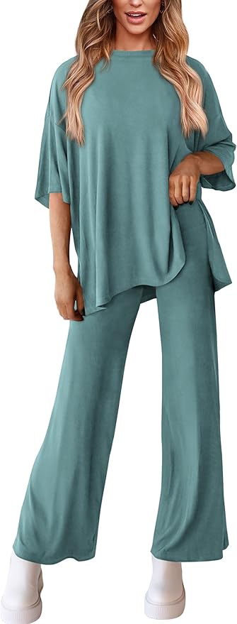 PRETTYGARDEN Two Piece Sets for Women Summer Fashion Lounge Matching Set 2026 Spring Travel Vacation Airport Outfits Clothing