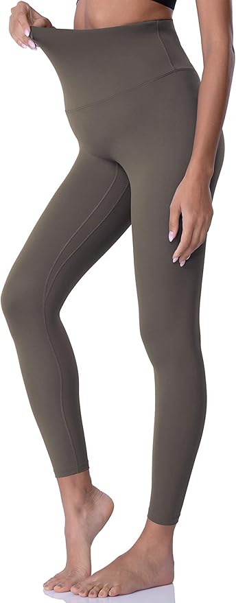 POSHDIVAH Women's Maternity Leggings Over The Belly Pregnancy Yoga Pants Active Wear Workout Leggings