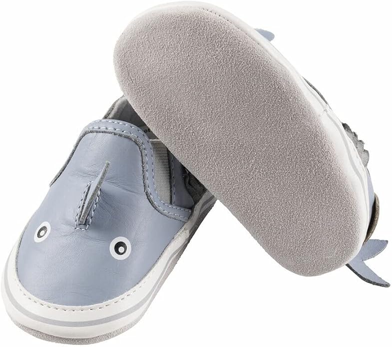 Robeez Baby Boys and Unisex Soft Soles Slip-Resistant Crib Shoes Slippers Moccasins for Infant and Toddler, 0-24 Months