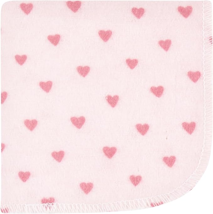 Hudson Baby Unisex Baby Flannel Washcloths, Creative Rainbow 10Pk, One Size