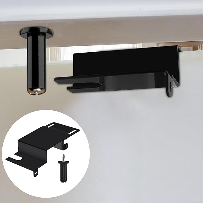Child Safety Door Top Lock, TAMIDN Top Door Locks for Kids Safety Made of Durable Metal, Adjustable Child Locks for Door, Door lock kid proof for Childproofing Interior-Exterior Doors