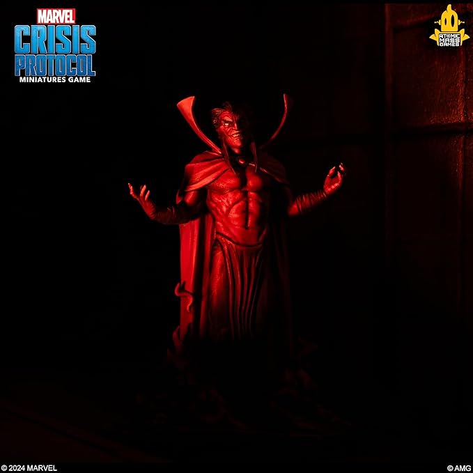 Marvel: Crisis Protocol Mephisto Character Pack - Manipulator of The Battlefield! Tabletop Superhero Game, Ages 14+, 2 Players, 90 Minute Playtime, Made by Atomic Mass Games