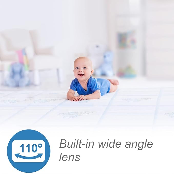 VTech RM7764-2HD Smart WiFi Baby Monitor with 2 Cameras, 1080p HD Video, 360° Pan & Tilt, 10x Zoom, 7" HD Parent Unit, Night Vision, Soothing Sounds, 2-Way Talk, Temperature & Motion Detection