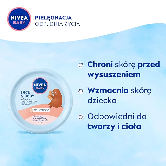 Nivea Baby Soft Cream 200 ml / 6.7 oz