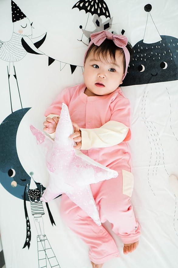 Babysoy Long Sleeve Baseball Style One Piece Coverall Romper